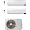 CLIMATIZZATORE CONDIZIONATORE DUAL SPLIT SAMSUNG WINDFREE AVANT AR09TXEAAWKNEU + AR09TXEAAWKNEU / AJ040TXJ2KG/EU R32 9000+9000 BTU - WI-FI INCLUSO