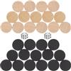 ifundom 30 Pezzi Di Backgammon In Legno Pezzi Di Dama In Legno Massello Set Chip Da Tavolo Da Gioco Da Tavolo 19Mm Piccole Pedine Di Backgammon Con Accessori Per Giochi Di Dadi