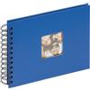 walther design Fun SA-109-Z Album fotografico con rilegatura a spirale, da 23 x 17 cm, colore blu reale