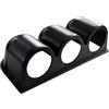 Simoni Racing PSR/3 Porta Strumenti Orizzontale Universale, 3 Fori, Supporto Calibro Cruscotto Gauge da 2 pollici/52mm, Porta Strumenti da Cruscotto, ABS Nero