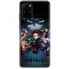 Cokitec Coque pour Samsung Galaxy S20 Manga Demon Slayer Noir