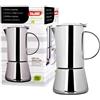 IBILI Moka express Essential, 2 tazze, 100 ml, acciaio inossidabile, adatta per l'induzione