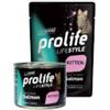 Prolife Life Style Kitten Cat umido (salmone) - 24 lattine da 200gr.