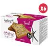 Feeling Ok 6 X FEELING OK TOAST OIL SEEDS START 4 CONFEZIONI DA 40 GRAMMI