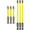 ZYWUOY Set di 6 punte per cacciavite, 65 mm e 110 mm magnetico speciale scanalato cacciavite a croce, magnetiche inserti per avvitator per elettricista FPH2 utensile elettrico