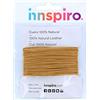 INNSPIRO Cordone cuoio naturale avorio 1,0 mm. 5 m.
