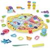 Play-Doh Hasbro Tappetino da Gioco Piega e Vai, Set di Plastilina Creativa con 4 Vasetti di Pasta Modellabile e 19 Strumenti, Giocattolo per Bambini e Bambine da 3 Anni in su