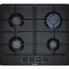 Bosch Serie 4 PGP6B6B80 Piano cottura a gas 60 cm Nero