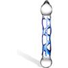 Glas Full Tip Textured Glass Dildo