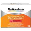 Multicentrum Difese Immunitarie Boost Vitamina C, Integratore Alimentare con 1000 mg Vitamina C e Sali Minerali, Aiuta il buon Funzionamento del Sistema Immunitario, 28 Bustine