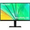 Samsung S60D Monitor PC 61 cm (24') 2560 x 1440 Pixel Quad HD LCD Nero