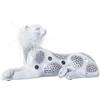 Alexandra House Living Figura decorativa Bianco Acrilico Plastica Melamina Leopardo 23 x 9 x 12 cm