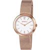 Breil Orologio TW1778 DONNA IRIS quadrante MONO-COLORE BIANCO movimento SOLO TEMPO - 2 LANCETTE QUARZO e MESH ACCIAIO COLORATO ROSA