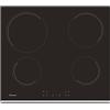 Candy Idea Piano Cottura Elettrico 4 Zone, Booster, 10 Livelli di Potenza, Power Management, AxLxP 5x59x52 cm, Nero - CH64XB