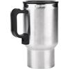 Hilitand Tazza Riscaldante da Viaggio, Tazza Riscaldante da Viaggio in Acciaio Inossidabile per Auto Elettrica 12V 120w 450ml, Carrello per tè e caffè