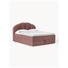Westwing Collection Letto boxspring con vano contenitore Romia - Rosé