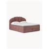 Westwing Collection Letto boxspring con vano contenitore Romia - Rosé