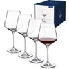 Villeroy & Boch La Divina Set di Bicchieri da Bourgogne, 680 ml, 4 Pezzi, Cristallo, Trasparente
