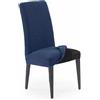 SOFASKINS® Coprisedie da pranzo PackX2 coprisedie super elastico, design esclusivo, traspirante e resistente, coprisedie con schienale facile da posizionare. Misura 40-60 cm. Colore blu marino