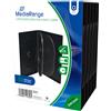 MediaRange Custodie DVD 6 posti 22mm black nero, Pacco da 5 pezzi BOX35-6