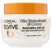 L'Oréal Paris Maschera Nutriente Elvive Olio Straordinario Olio Fine di Cocco per Capelli da Normali a Secchi - 300 ml, 1 pezzo