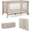 Kinderkraft Lettino da viaggio 2in1 JOY 2 beige