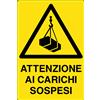 Cartello All. Attenzione Ai Carichi Sospesi L. 333x H 500mm