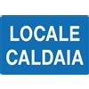 Cartello All. Locale Caldaia L. 300 x H. 200 mm