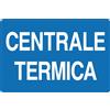 Cartello All. Centrale Termica L. 300 x H. 200 mm