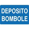 Cartello All. Deposito Bombole L. 300 x H. 200 mm