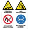 Cartello All. Zona Ricarica Batterie L. 200 x H. 300 mm