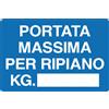Cartello All. Portata Massima Per Ripiano Kg L. 300 x H. 200 mm