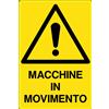 Cartello All. Macchine In Movimento L. 333x H 500mm