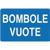 Cartello All. Bombole Vuote