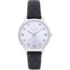 Alviero Martini 1A Classe Alviero Martini Orologio Donna FORMENTERA Grigio Pelle Nero 32 mm Argento Fibbia