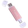 Transcend SSD Portatile ESD310P 1TB, 10 Gbit/s, Type-A/Type-C, compatibile PS4/PS5 TS1TESD310P, Rosa