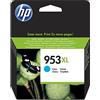 HP 953XL - 20 ml - Alta resa - ciano - originale - cartuccia d'inchiostro - per Officejet Pro 7720, 7730, 7740, 8218, 8710, 8715, 8720, 8725, 8730, 8740, 8745