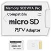 DUEQID SD2Vita 5.0 PSV Micro SD Memory Card Adapter, Micro SD Adapter Compatibile con PSV 1000/2000 3.60 HENkaku Enso System