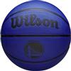 Wilson Pallone da Basket NBA Team Tribute Solid, Con Cuciture Pro, Stabilità Dell'Aria e Alte Prestazioni, Per Giocare All'Aperto, Squadra: San Antonio Spurs, Colore: Argento, Taglia: 5