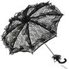 VON LILIENFELD® Parasole Ombrellino Sposa Donna Accessori Madeleine nero