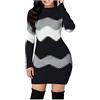 MJGkhiy Maglioni Lunghi a Vestito Donna Cerimonia Capodanno Dress Casual Manica Lunga Abito Natale Knit Vestiti Caldo Abiti da Festa Curvy Tinta Unita Vestiti di Lana Abbigliamento Offerte