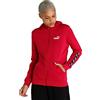 PUMA Power Full-Zip Felpa, Rosso Persiano, XS Donna