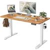 BEXEVUE Scrivania Regolabile in Altezza Elettrica - 120x60 cm Tavolo Motorizzata Telaio con Cablaggio, Sistema Anticollisione, Pannello di Controllo con 3 Funzioni Memoria, Ergonomica Standing Desk