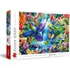 Trefl - Colibrì ai Tropici - Puzzle 1000 Pezzi - Puzzle Fai da te con gli Uccelli, Intrattenimento Creativo, per Adulti e Bambini a partire da 12 anni