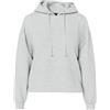 PIECES PCCHILLI LS Hoodie Noos BC Felpa con Cappuccio, Chiaro Grigio Melange, S Donna