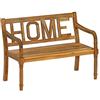 Dehner Panchina da Giardino a 2 posti, ca. 120 x 64 x 89 cm, in Legno di Acacia FSC, Colore Naturale