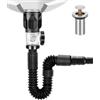 GUOYOU Kit di Scarico Lavandino Bagno Tubo Scarico Lavandino Scarico Lavandino Cucina Piletta Lavabo Bagno con Filtro Pop-Up Tappi di Scarico Estensibile 300-1000Mm Lavabo Prova Odori Insetti