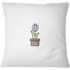Bona Basics Federa Decorativa, Poliestere, Bianco, 60 x 60 cm