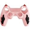 JZ Fire Anti-Slip PS5 Controller Caso, Morbida Gomma Caso Protector Per ps5, Silicone PS5 Controller Cover con Pollice Grip Gaps Lavabile -Pink