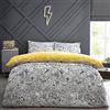 Style Lab Doodles - Set copripiumino per letto matrimoniale, colore: Bianco/Nero